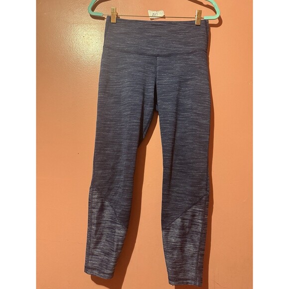 Old Navy Active Womens Leggings M Medium Blue Fitted Activewear Bottoms - Picture 1 of 8